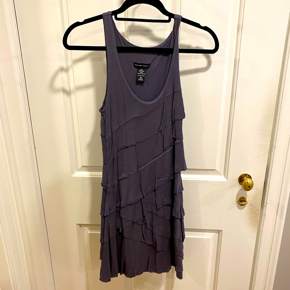 New York and company gray sleeveless dress XS